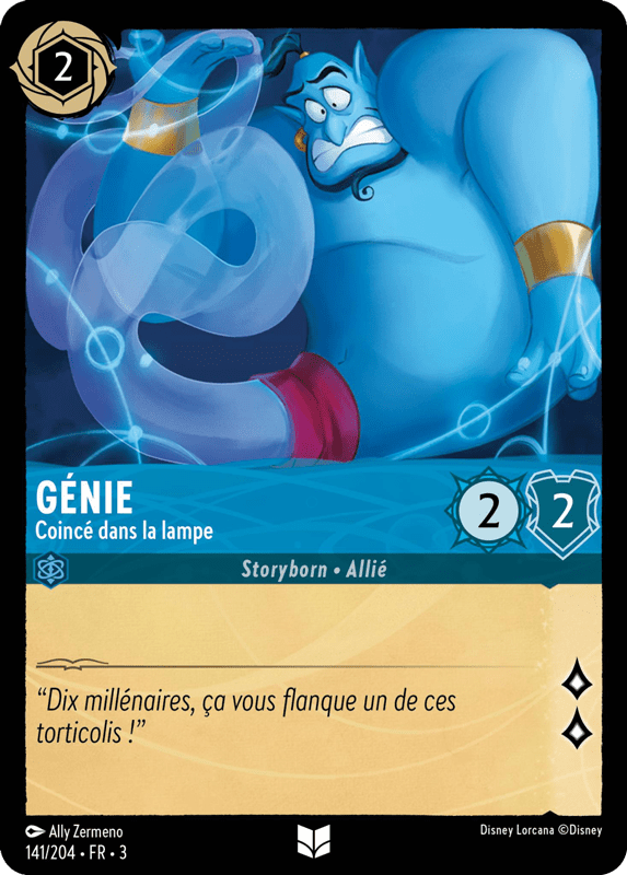 Génie - Coincé dans la lampe 141/204 - Lorcana S3 FR