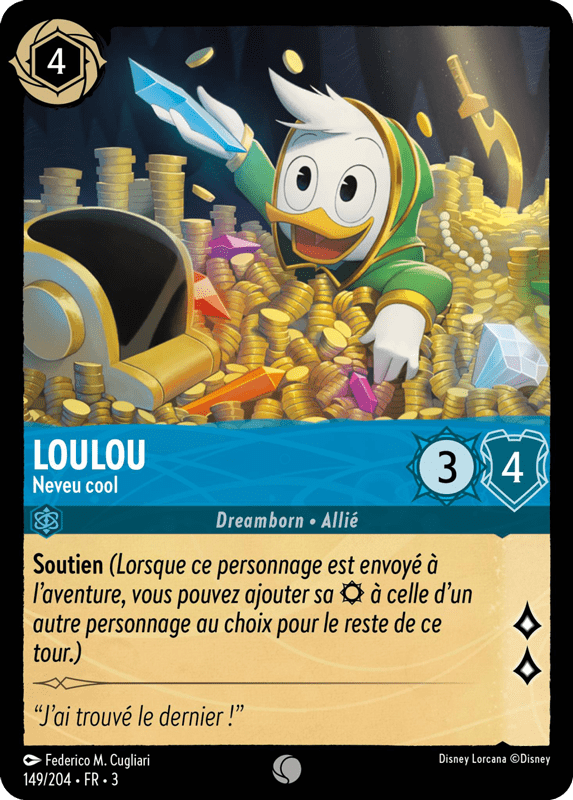 Loulou - Neveu cool 149/204 - Lorcana S3 FR