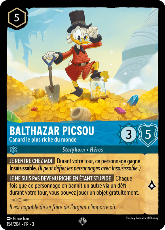 Balthazar Picsou - Canard le plus riche du monde 154/204 - Lorcana S3 FR
