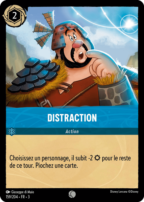 Distraction - Action 159/204 - Lorcana S3 FR