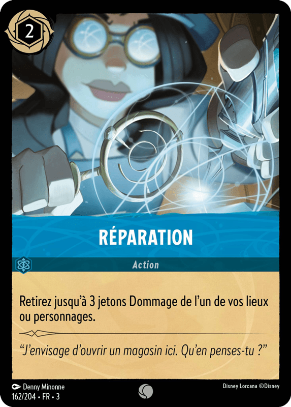 Réparation - Action 162/204 - Lorcana S3 FR