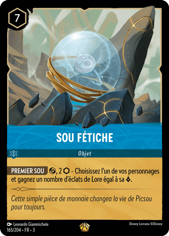Sou fétiche - Objet 165/204 - Lorcana S3 FR