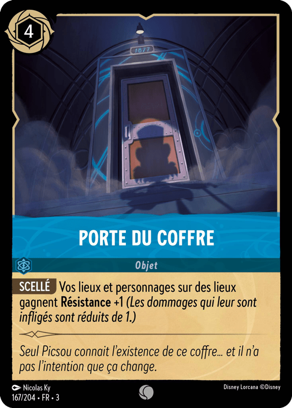 Porte du coffre - Objet 167/204 - Lorcana S3 FR
