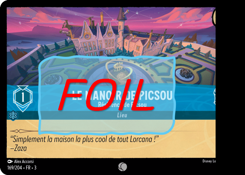 Le Manoir Picsou - Résidence de Picsou FOIL [169/204 FR 3]