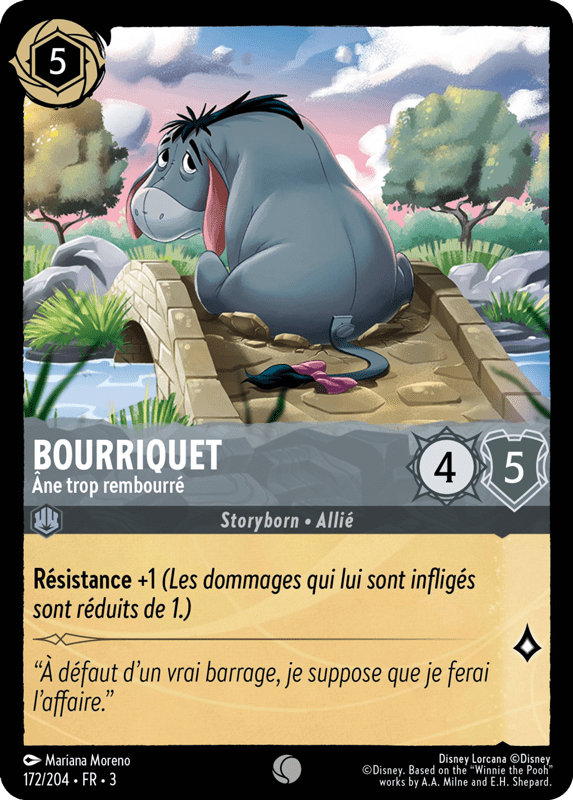 Bourriquet - Âne trop rembourré 172/204 - Lorcana S3 FR