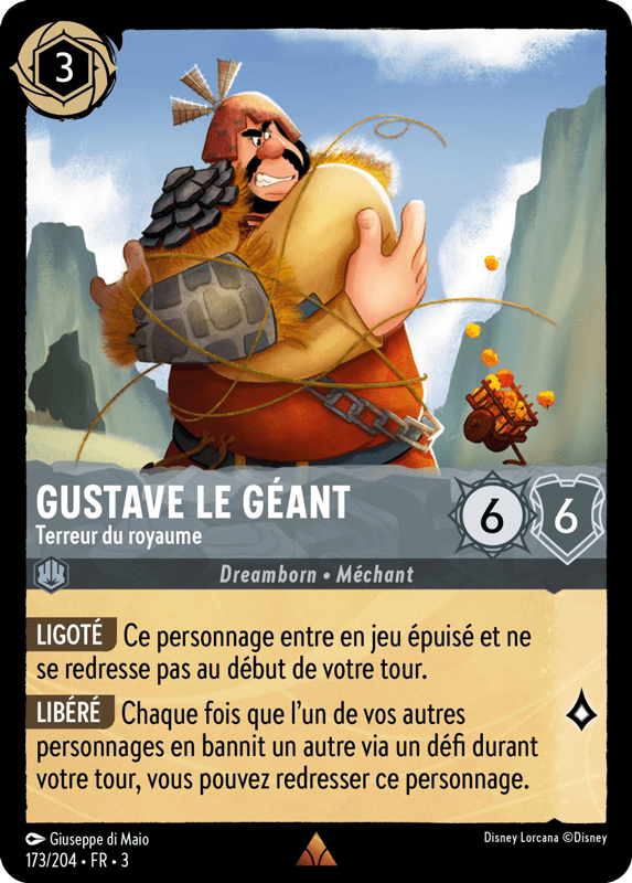 Gustave le géant - Terreur du Royaume 173/204 - Lorcana S3 FR
