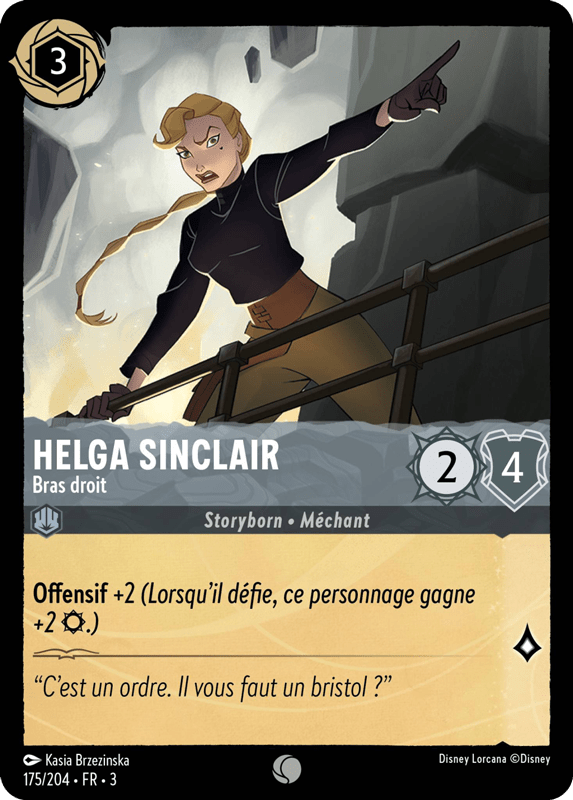 Helga Sinclair - Bras droit 175/204 - Lorcana S3 FR