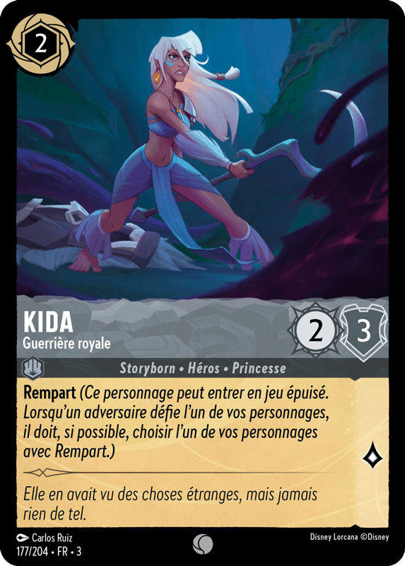 Kida - Guerrière royale 177/204 - Lorcana S3 FR