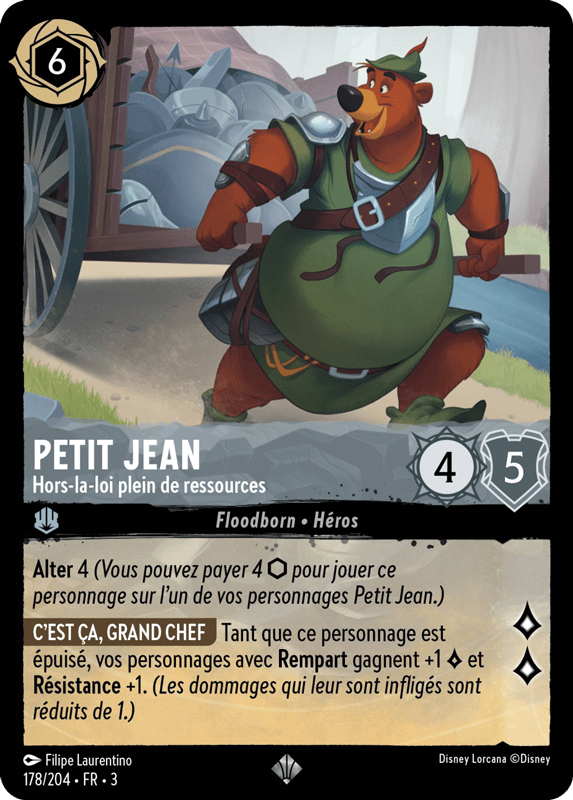 Petit Jean - Hors-la-loi plein de ressources 178/204 - Lorcana S3 FR