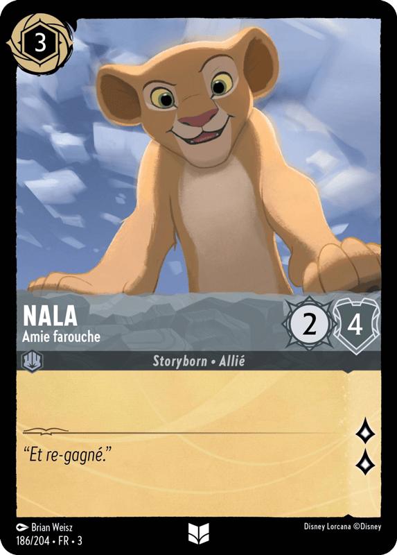 Nala - Ami farouche 186/204 - Lorcana S3 FR