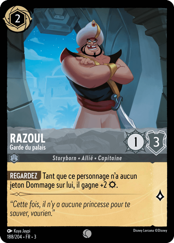 Razoul - Garde du palais 188/204 - Lorcana S3 FR