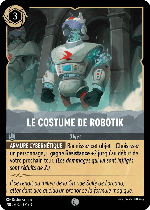 Le costume de Robotik - Objet 200/204 - Lorcana S3 FR
