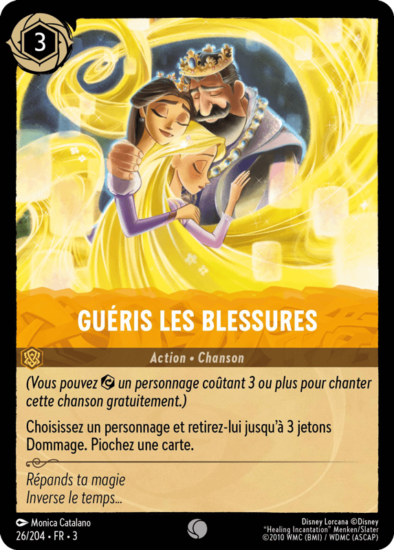 Guéris les blessures - Action 26/204 - Lorcana S3 FR