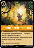 Il en faut peu pour être heureux - Action 28/204 - Lorcana S3 FR