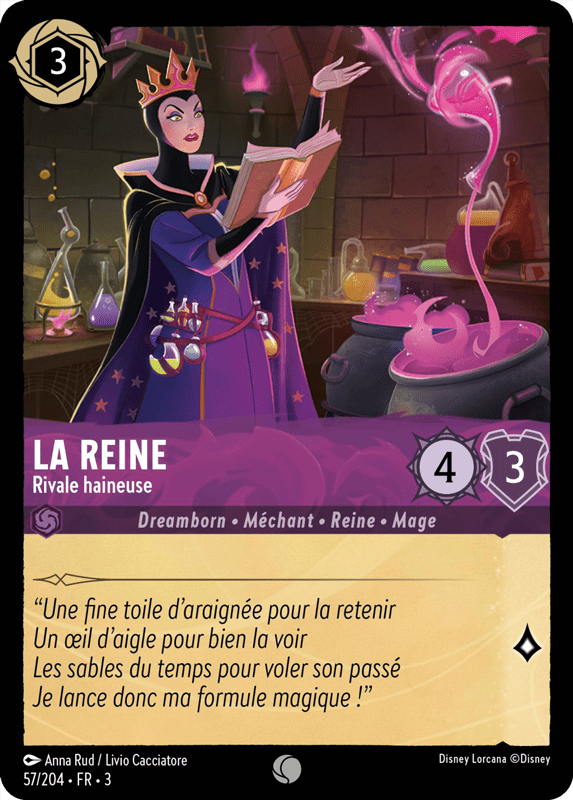 La Reine - Rivale haineuse 57/204 - Lorcana S3 FR