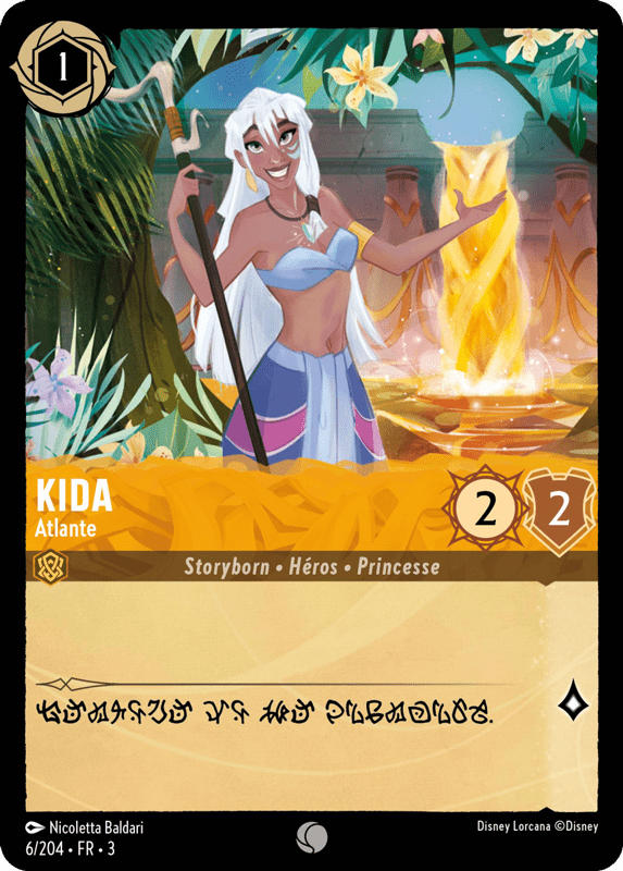 Kida - Atlante 6/204 - Lorcana S3 FR