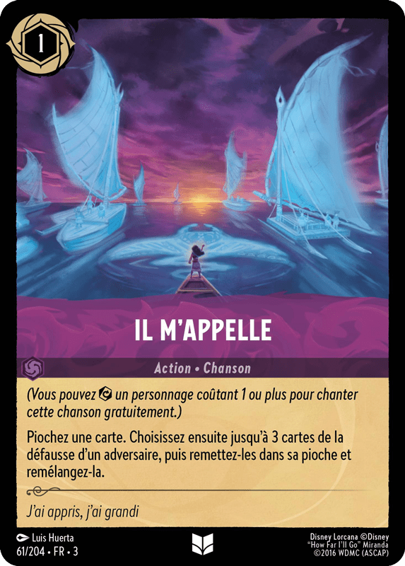 Il mappelle - Action 61/204 - Lorcana S3 FR