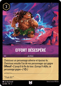 Effort désespéré - Action 62/204 - Lorcana S3 FR
