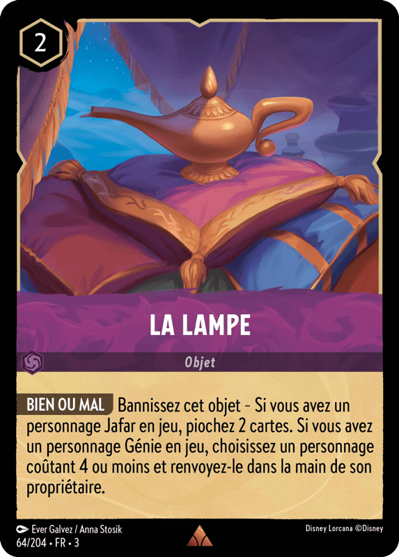 La Lampe - Objet 64/204 - Lorcana S3 FR