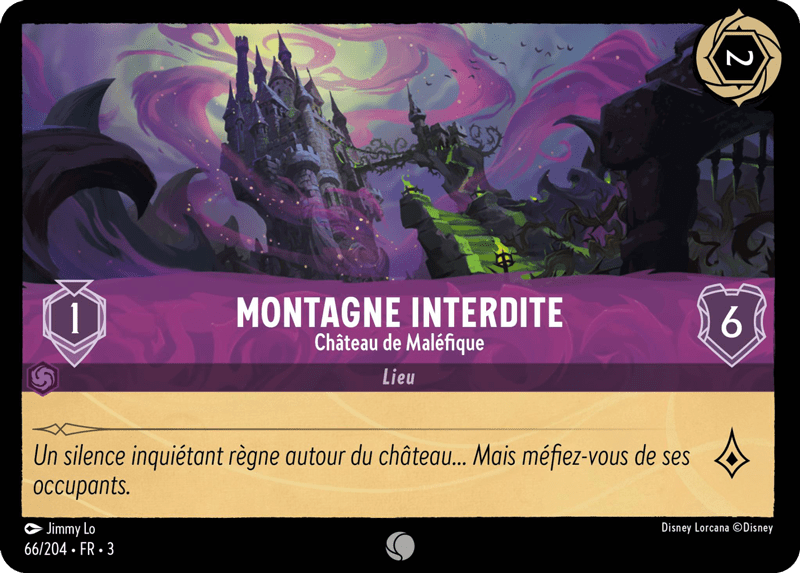 Montagne interdite - Château de Maléfique 66/204 - Lorcana S3 FR