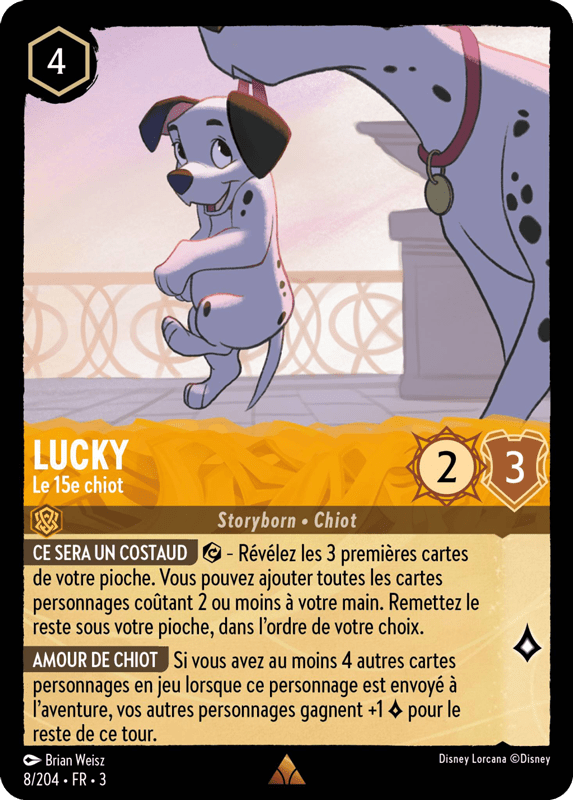 Lucky - Le 15ème chiot 8/204 - Lorcana S3 FR