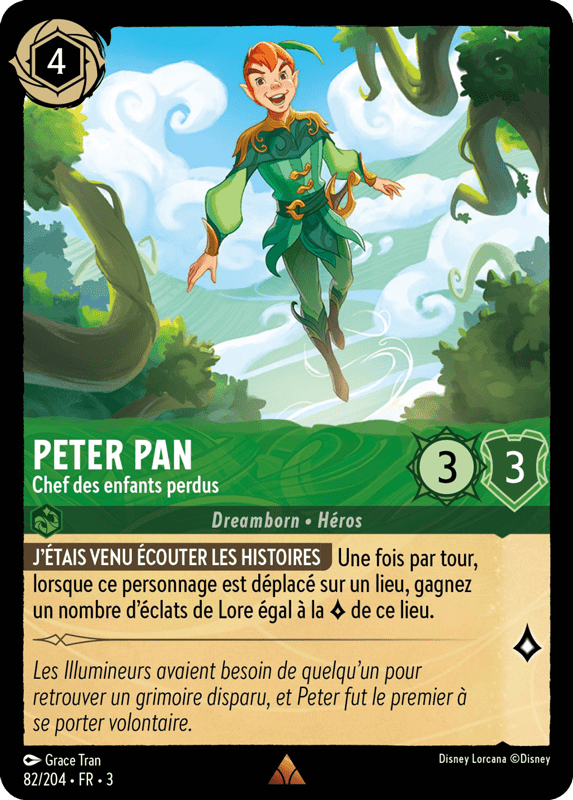 Peter Pan - Chef des enfants perdus 82/204 - Lorcana S3 FR
