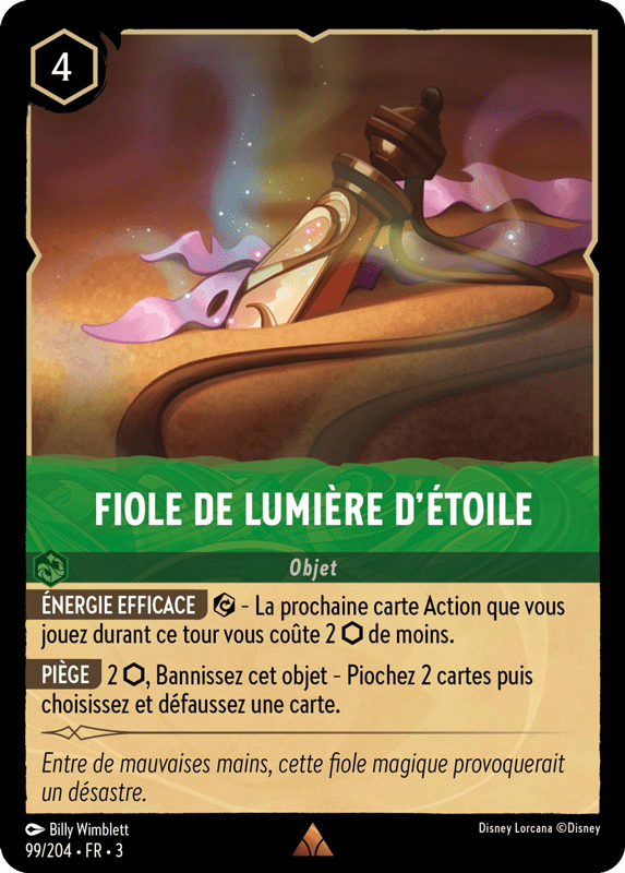Fiole de lumière détoile - Objet 99/204 - Lorcana S3 FR