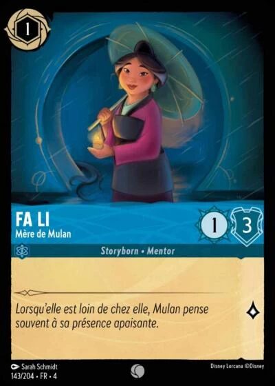 Fa Li - Mère de Mulan [143/204 FR 4]
