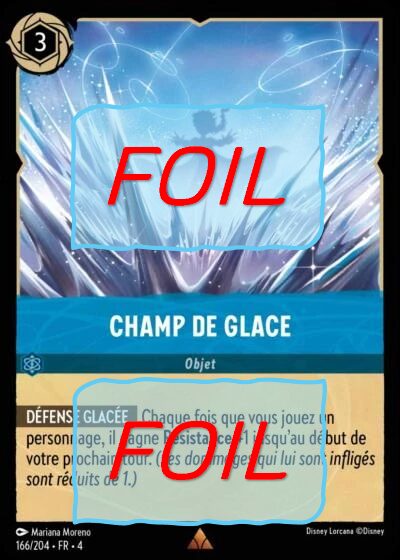 Champ de glace FOIL [166/204 FR 4]