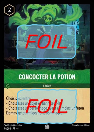Concocter la potion FOIL [94/204 FR 4]