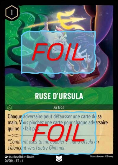 Ruse d'Ursula FOIL [96/204 FR 4]