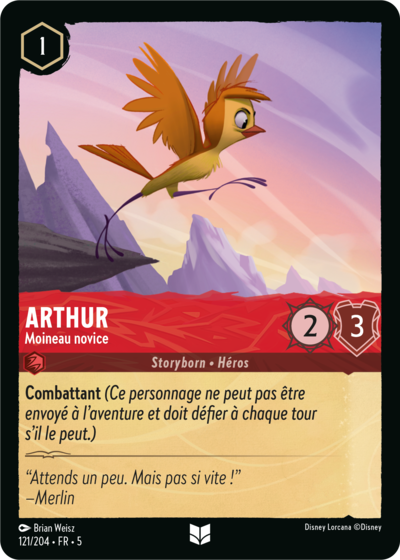 Arthur - Moineau novice [121/204 FR 5]