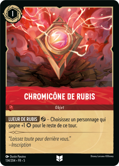 Chromicône de Rubis [134/204 FR 5]