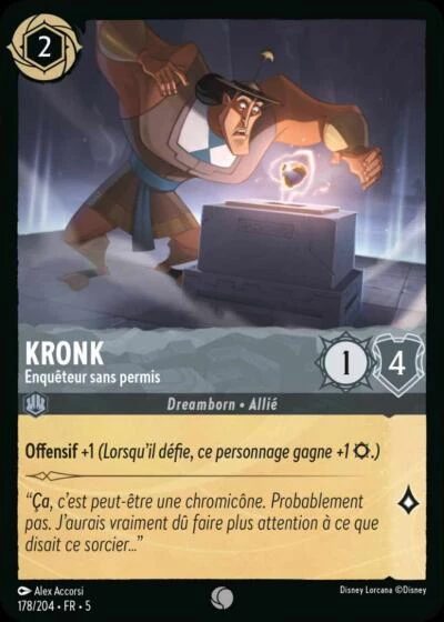 Kronk - Enquêteur sans permis [178/204 FR 5]