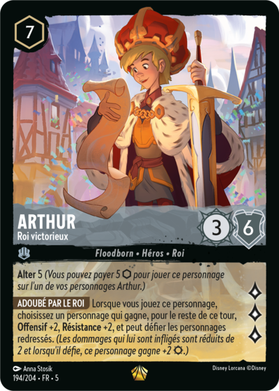 Arthur - Roi victorieux [194/204 FR 5]