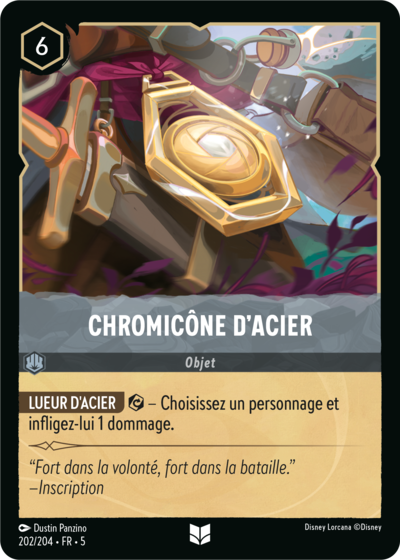Chromicône d'Acier [202/204 FR 5]