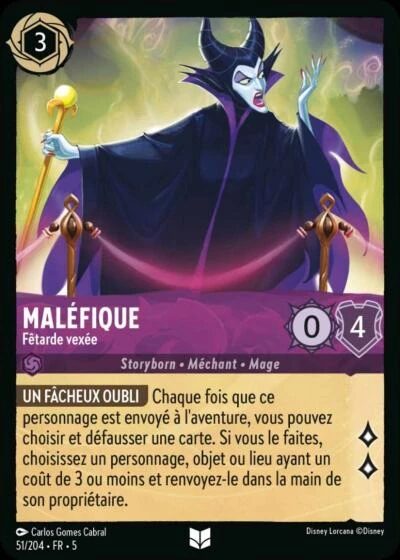 Maléfique - Fêtarde vexée [51/204 FR 5]