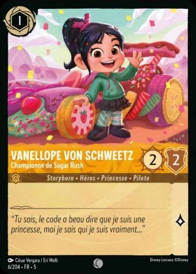 Vanellope Von Schweetz - Championne de Sugar Rush [6/204 FR 5]