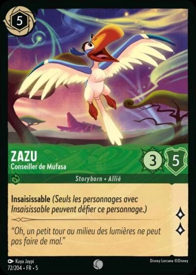 Zazu - Conseiller de Mufasa [72/204 FR 5]