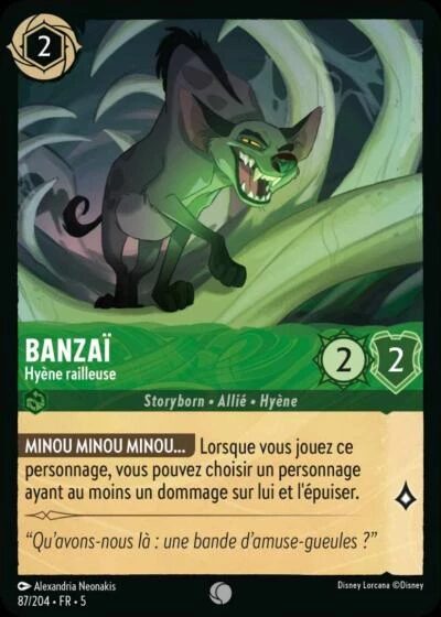 Banzaï - Hyène railleuse [87/204 FR 5]