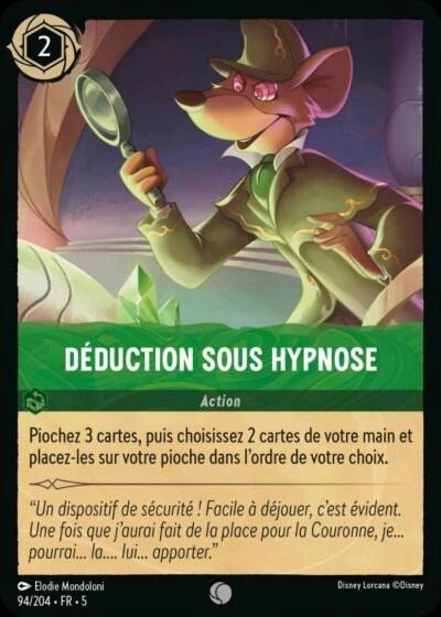 Déduction sous hypnose [94/204 FR 5]