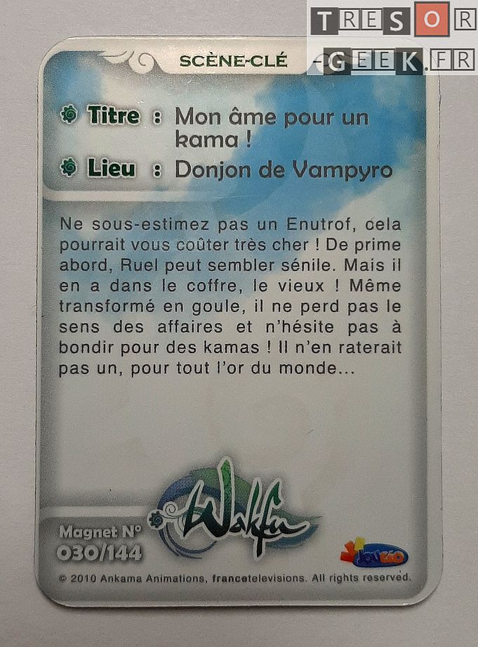 Magnet Wakfu #30: Mon âme pour un kama! (épisode 6)