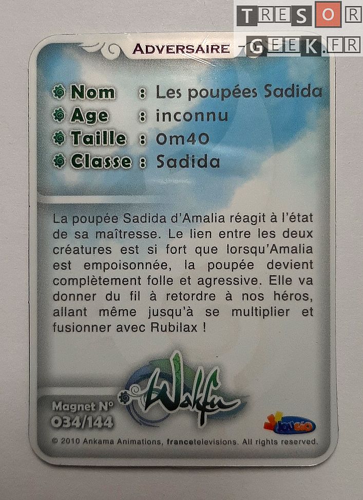 Magnet Wakfu #34: Les poupées Sadida (épisode 7)