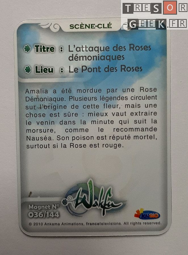 Magnet Wakfu #36: L'attaque des Roses démoniaques (épisode 7)