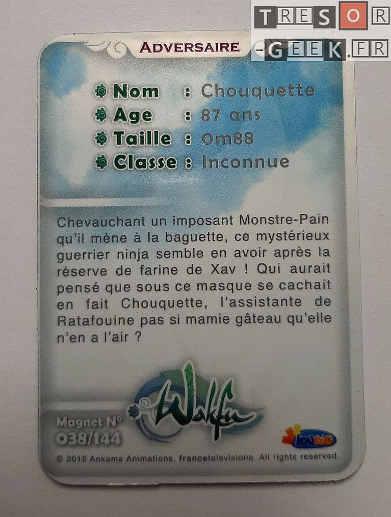 Magnet Wakfu #38: Chouquette (épisode 8)