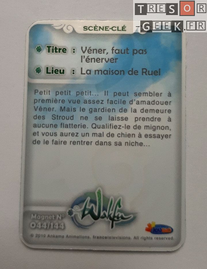 Magnet Wakfu #44: Véner, faut pas l'énerver (épisode 9)