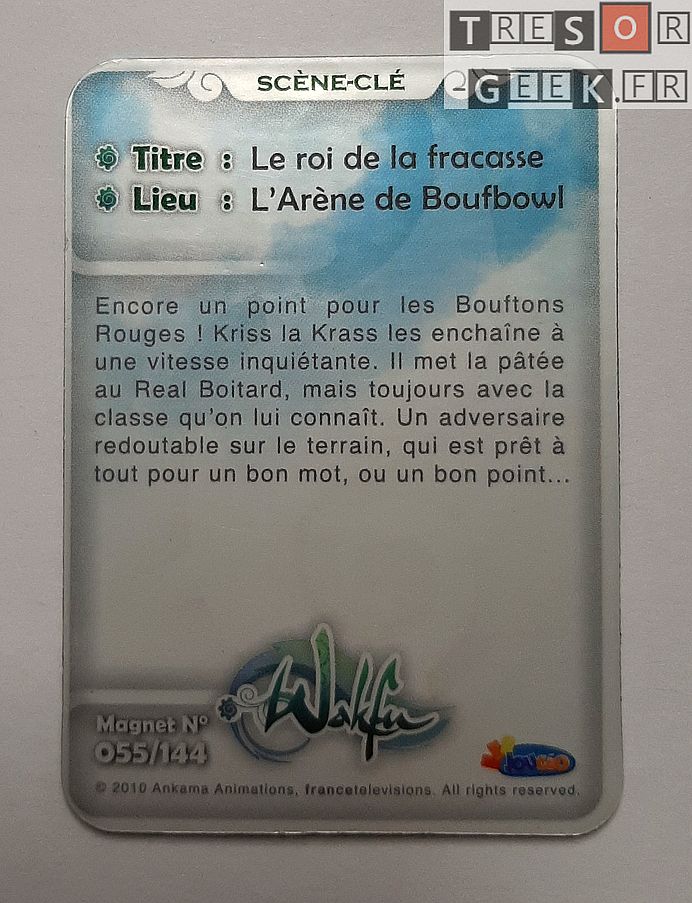 Magnet Wakfu #55: Le roi de la fracasse (épisodes 10/11/12)
