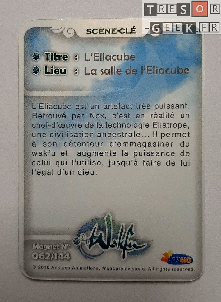 Magnet Wakfu #62: L'Eliacube (épisode 13) - brillant