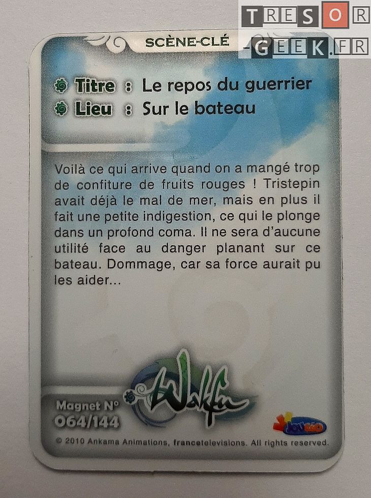 Magnet Wakfu #64: Le repos du guerrier (épisode 13)