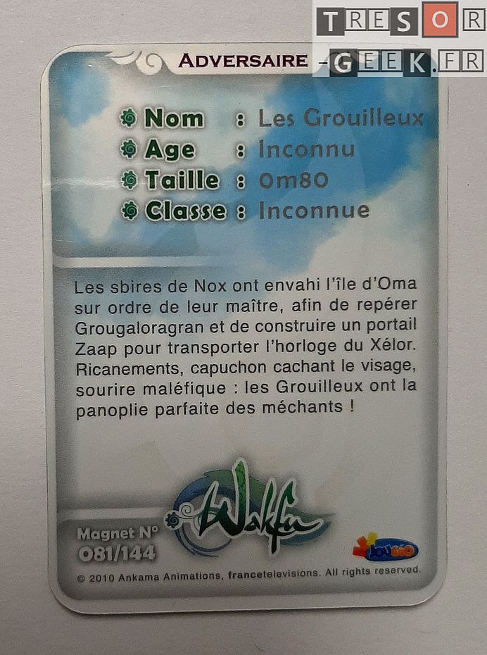 Magnet Wakfu #81: Les Grouilleux (épisode 16)